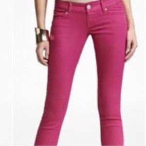 Express l Pink Denim Skinny Jegging Size 2